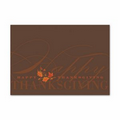 Brilliant Greeting Thanksgiving Card - Gold Lined White Fastick  Envelope